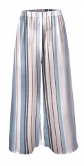 Chiffon pants stripes