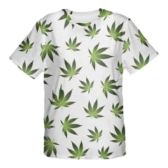 T-shirt weed white