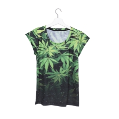 Women T-shirt marijuana