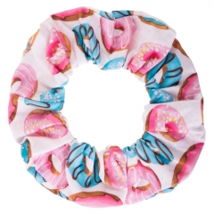 Scrunchies mint and pink donuts