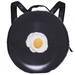 backpack frying egg pan