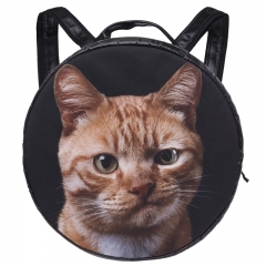 backpack orange cat