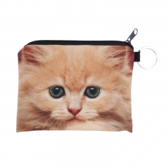 wallet ginger cat