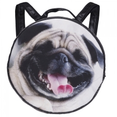 backpack happy pug