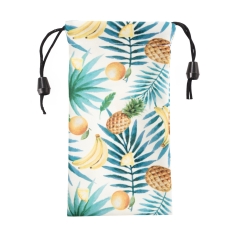 glasses bag FRUITS AND PALMS YELLOW