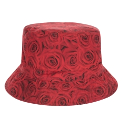 hat roses red