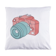Pillow gray camera