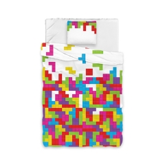 bedding tetris white