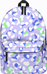 school bags pastel leopard purple