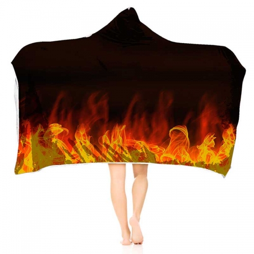Hoodie blanket  flame