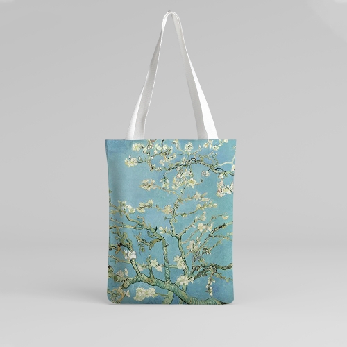 Hand bag almond-blossom
